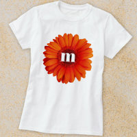 Gerbera Daisy Monogram Initial