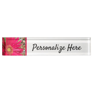 Gerbera Daisy Nameplate