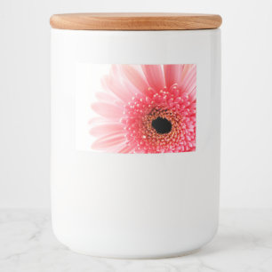 Gerbera Daisy Poster Food Label