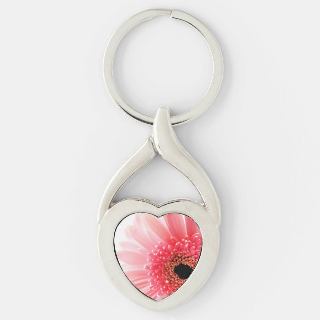 Gerbera Daisy Poster Key Ring (Front)