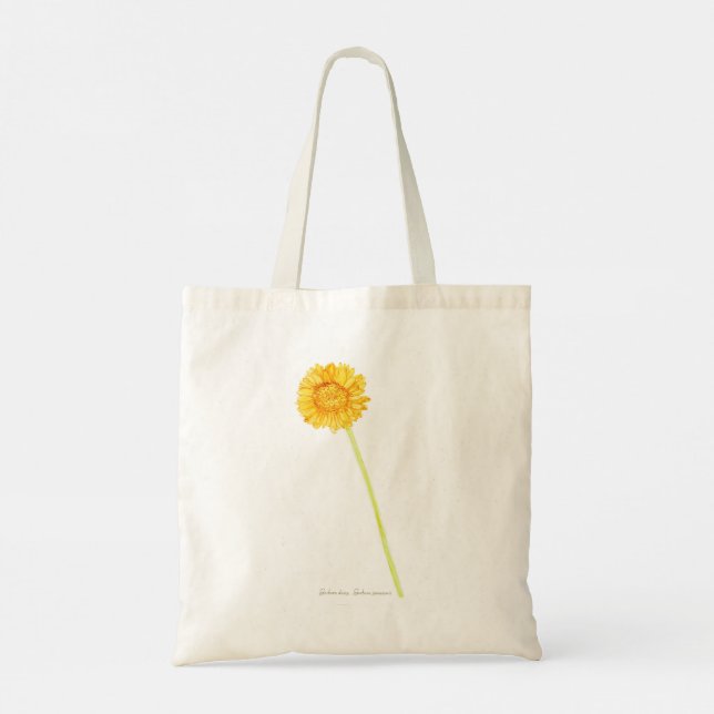 Gerbera daisy Tote Bag (Back)