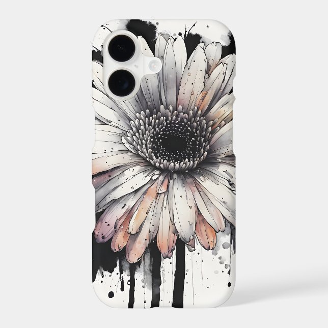 Gerbera daisy - Watercolor flowers (Back)