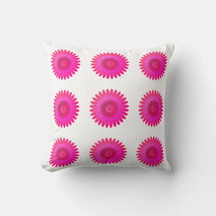 Gerbera flowers ,interior decoration. cushion