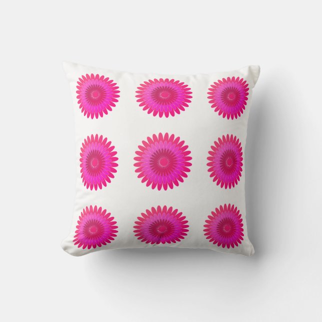 Gerbera flowers ,interior decoration. cushion (Front)