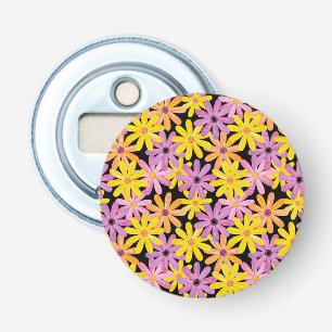 Gerbera flowers pattern, background bottle opener