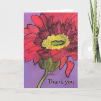 Gerbera Thank You Card