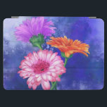 Gerberas iPad Air Cover<br><div class="desc">Three Color Gerberas Flowers iPad Air Covers - MIGNED Painting Design</div>