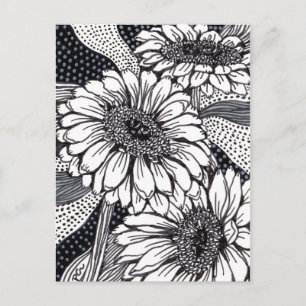 Gerberas Postcard