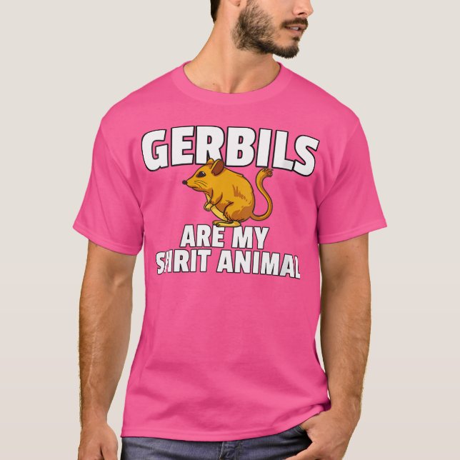 Gerbil Desert Mouse Owner T-Shirt (Front)