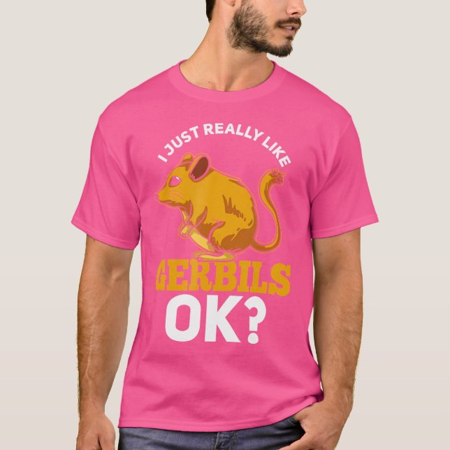 Gerbil Desert Mouse Owner T-Shirt (Front)