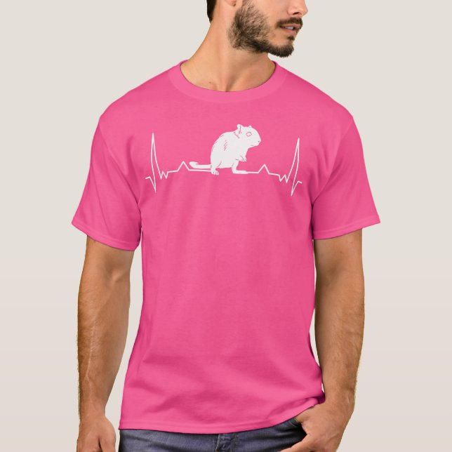 Gerbil Heartbeat Degu T-Shirt (Front)