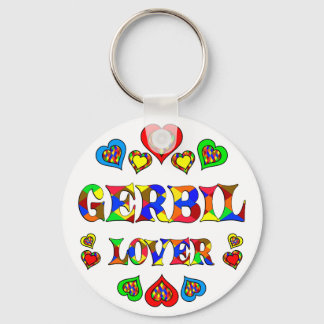 Gerbil Lover Key Ring
