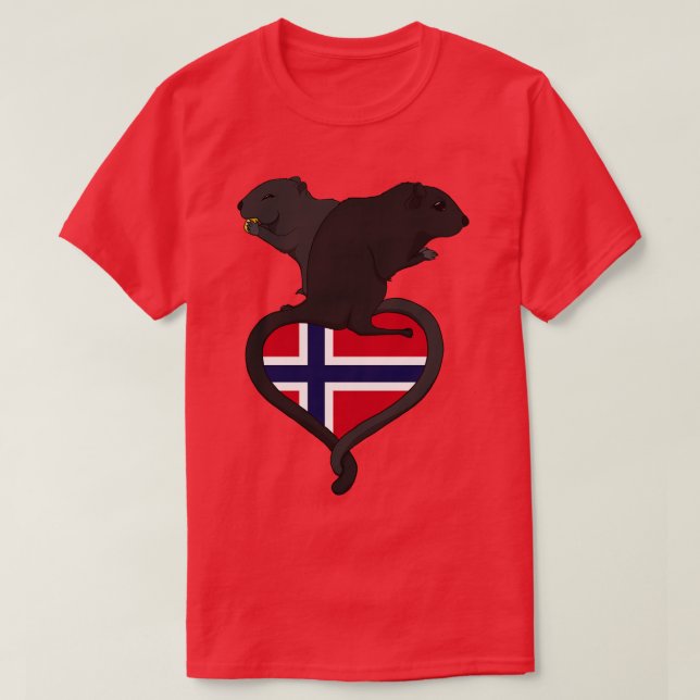 Gerbil Norway dark T-Shirt (Design Front)