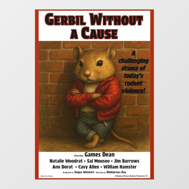 Gerbil Without a Cause Movie Parody (Sheet)