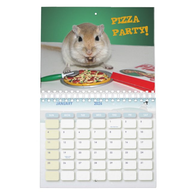 Gerbils 2010 calendar (Jan 2026)