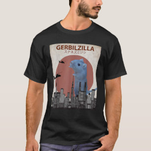 Gerbilzilla Funny Gerbil Gift for Gerbil Lovers T-Shirt