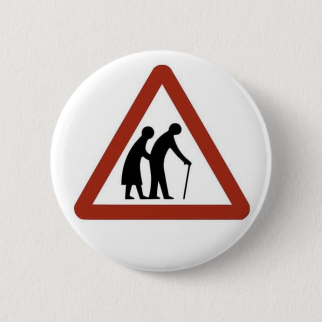 Geriatric Nurse Button (Front)