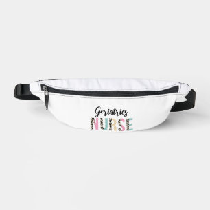 Geriatrics Nurse Cute Leopard Design - Funny Gift Bum Bags