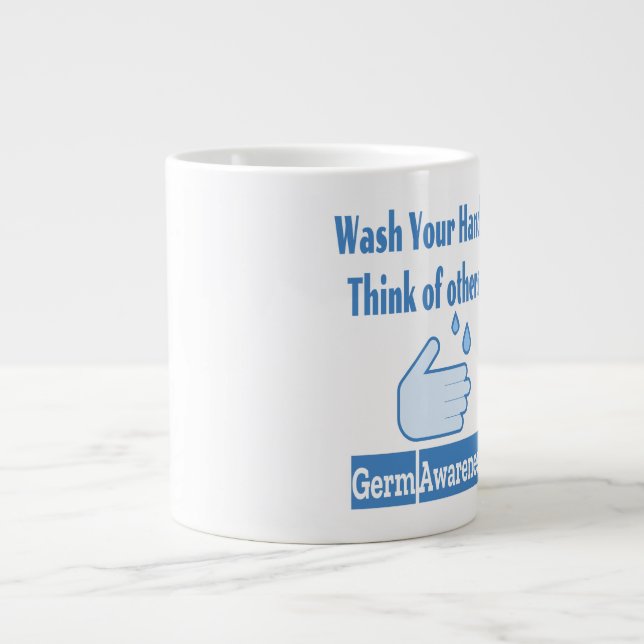 Germ Awareness - Jumbo Mug (Front)