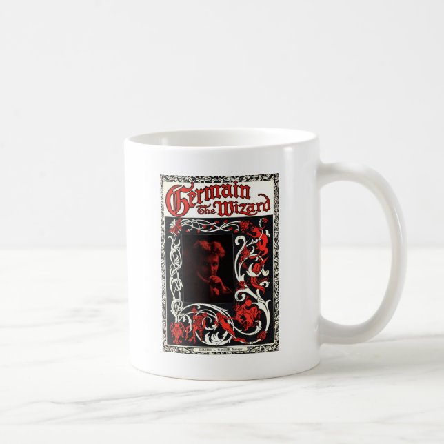 Germain the Wizard Vintage Magician Advertisement Coffee Mug (Right)