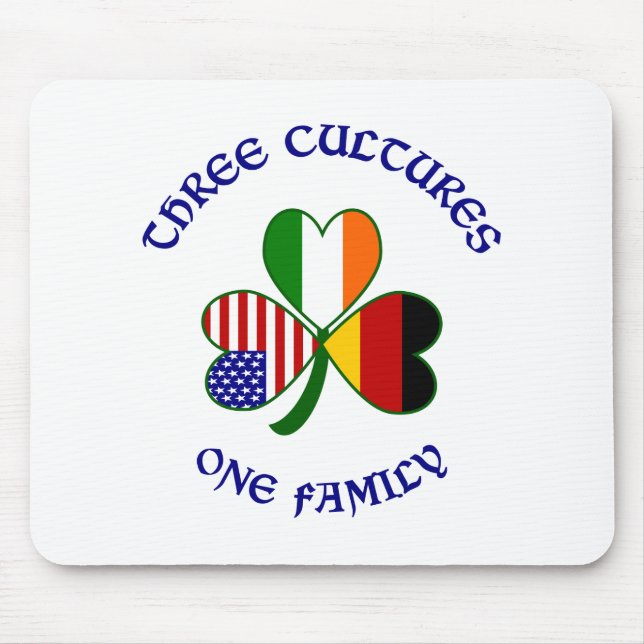 German 3 Cultures Mouse Pad (Front)
