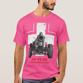 German 88 Flak Anti-Aircraft Anti-Tank Gun Ww2 T-Shirt