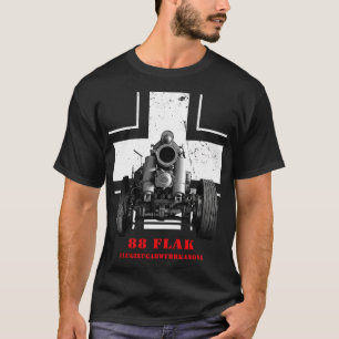 German 88 Flak Gun WWII classic T-Shirt