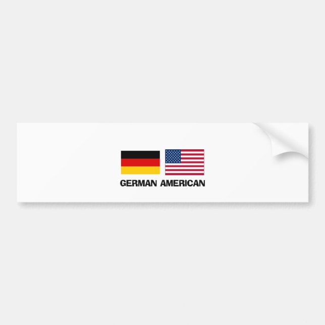German American Bumper Sticker (Front)