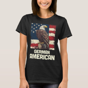 German American Flag Patriotic Usa Political Party T-Shirt