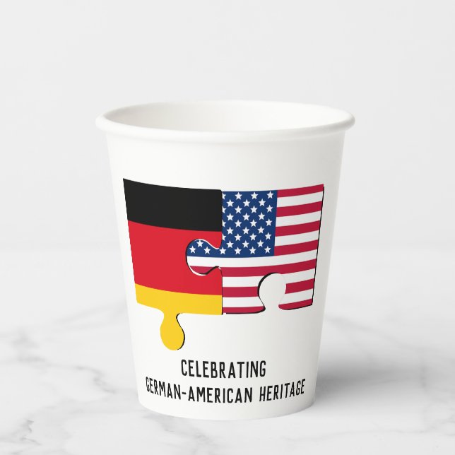 GERMAN AMERICAN Heritage Paper Cups (Front)
