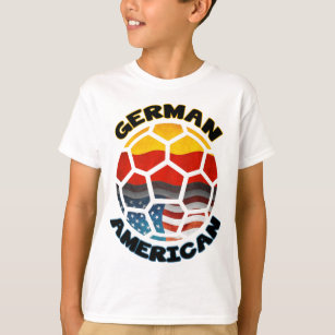 German American Soccer Ball T-Shirt