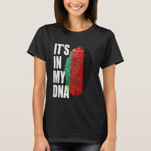German and Belarusian DNA Heritage Flag T-Shirt