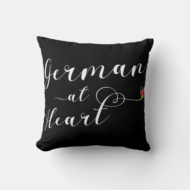 German At Heart, Germany Cushion (Front)