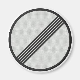 German Autobahn No Speed Limits Road Sign Magnet