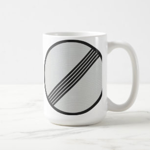 German Autobahn 'No speed restrictions' mug