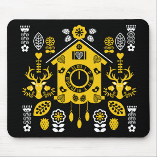 German Bauernmalerei Folk Art Mouse Pad