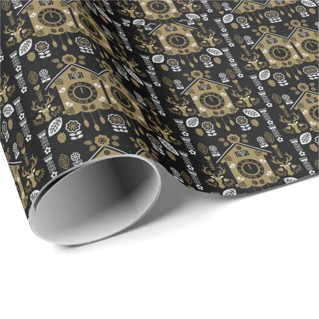 German Bauernmalerei Folk Art Wrapping Paper (Roll Corner)