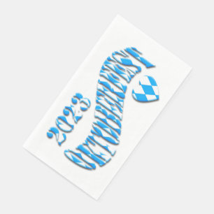 German Beer Festival Oktoberfest 2023 Napkin