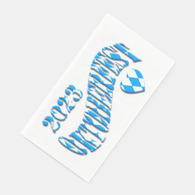 German Beer Festival Oktoberfest 2023 Napkin (Corner)