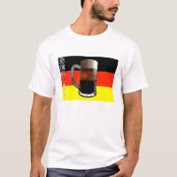 German Beer Flag T Shirt.