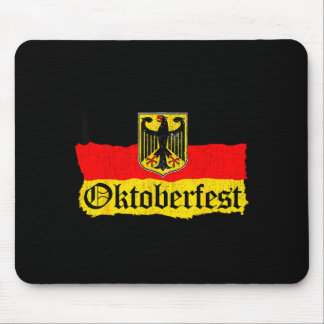 German beer men women vintage german flag mouse pad