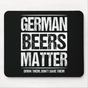 German Beers Matter Mouse Pad