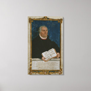 German Bible of Luther's Translation, 1561 Canvas Print