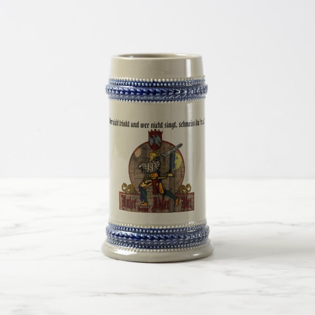German Bier Beer Stein (Center)