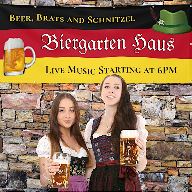 German Biergarten 3 Business Promotional Banner (Creator Uploaded)