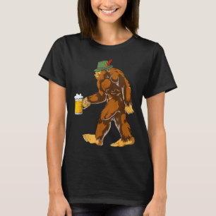 German bigfoot lederhosen funny beer T-Shirt