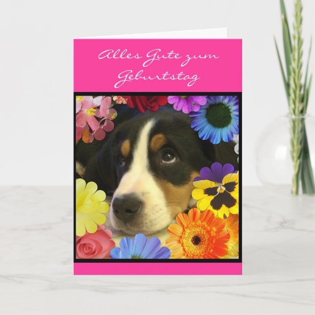 German: Birthday- Geburtstag Card (Front)