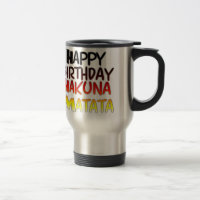 German Birthday Hakuna Matata Art Print