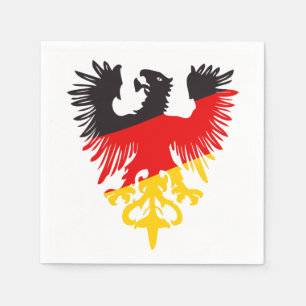 German Black Eagle Napkin