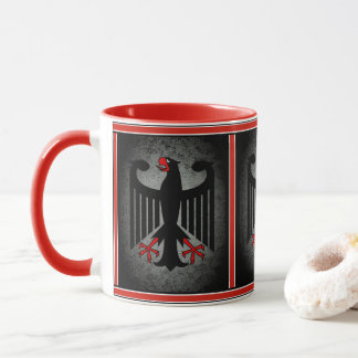 German, black eagle of German flag, Germany 11oz Mug